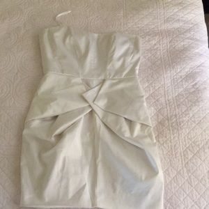 BCBGeneration White Satin Dress